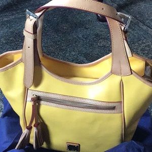 Yellow,  Safiano leather bag, excellent condition.